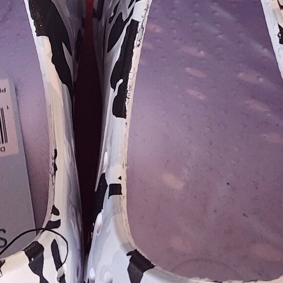 DSG Youth White Gray and Black Camo Non Marking Sole EVA Slip On Shoes Size 11K - Picture 7 of 16